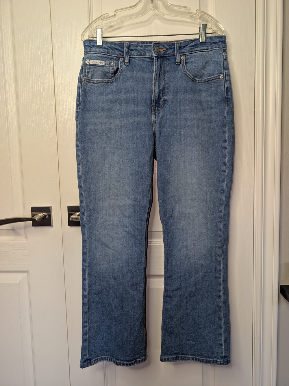 Calvin Klein Medium Blue Straight-Leg Jeans